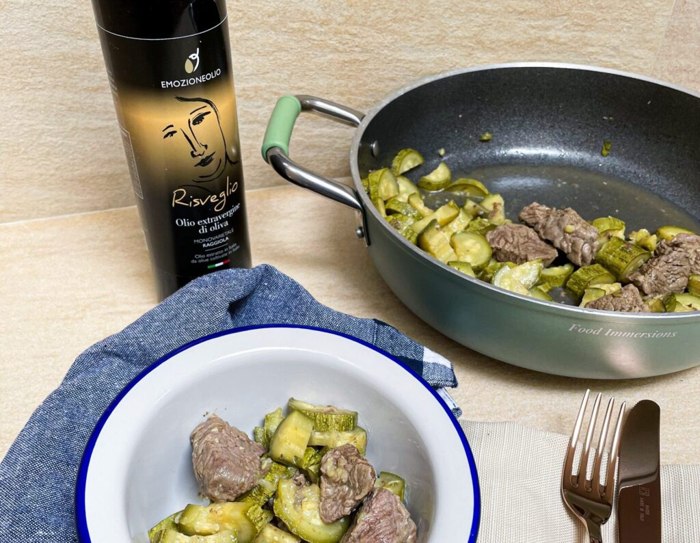 Spezzatino alle zucchine