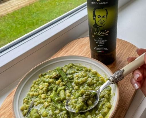 Emozione asparagi e piselli