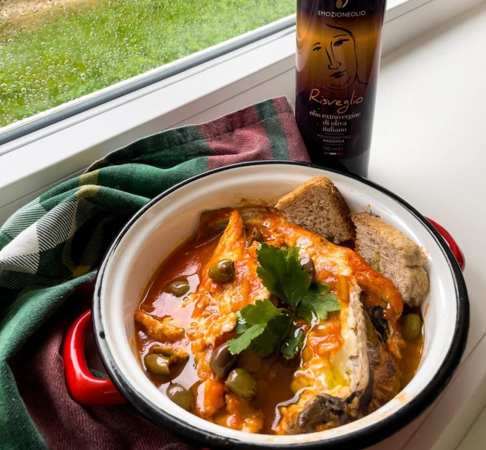 Merluzzo in sugo delicato