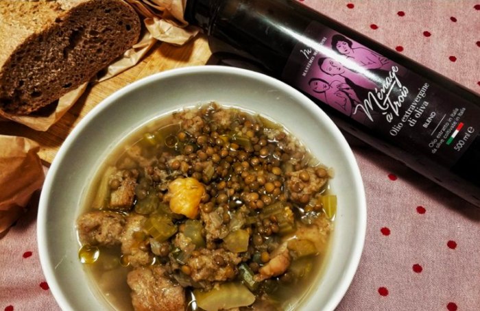 Zuppa di Lenticchie e Verdure