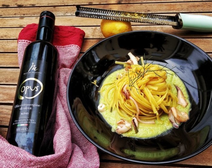 Linguine al Limone e Opus Blend