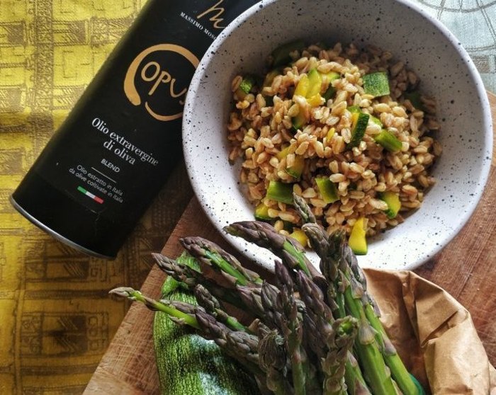 Farro alla Curcuma con Verdure