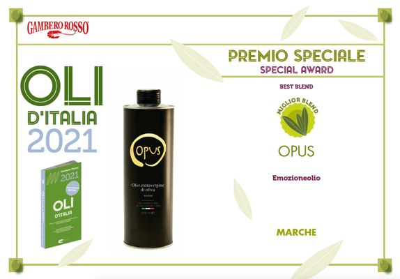 Documento originale: Oli d’Italia · Miglior Blend · Opus