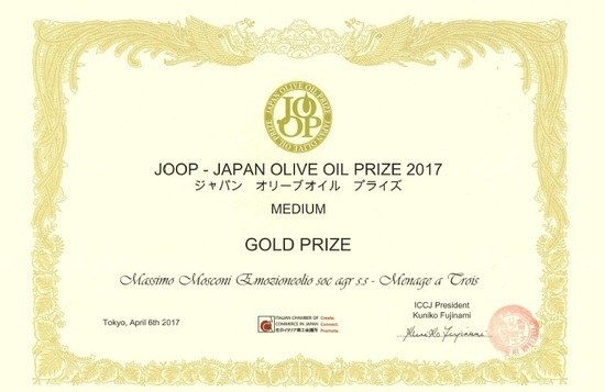 Documento originale: Japan Olive Oil Prize · Gold Prize